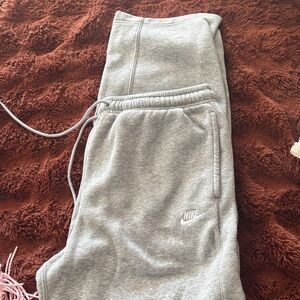 Nike Mens Light Gray Joggers